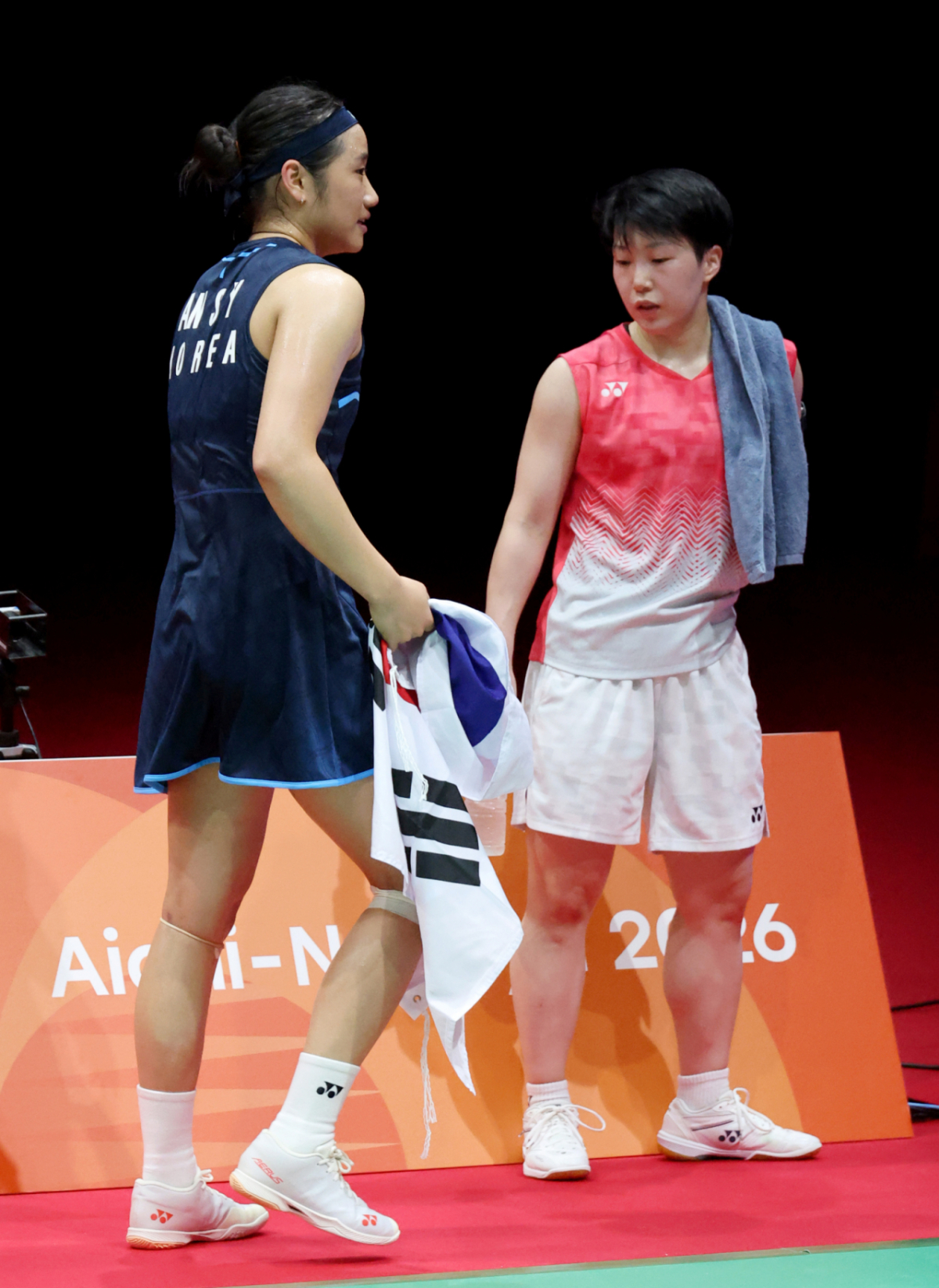 안세영이가 29 일 일본 이치노미야 시립체육관에서 열린 2026 아이치·나고야 아시안게임 배드민턴 여자단식 결승전에서 일본 야마구치 아카네를 2-0으로 셧아웃시키고 금메달을 차지했다.  2026.09.29.  안세영이가 29 일 일본 이치노미야 시립체육관에서 열린 2026 아이치·나고야 아시안게임 배드민턴 여자단식 결승전에서 일본 야마구치 아카네를 2-0으로 셧아웃시키고 금메달을 차지했다.  2026.09.29. /사진=강영조 cameratalks@