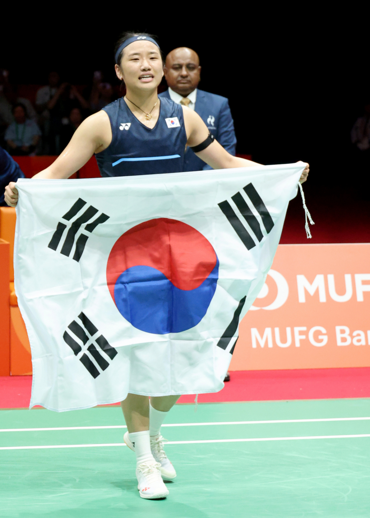 안세영이가 29 일 일본 이치노미야 시립체육관에서 열린 2026 아이치·나고야 아시안게임 배드민턴 여자단식 결승전에서 일본 야마구치 아카네를 2-0으로 셧아웃시키고 금메달을 차지했다.  2026.09.29. /사진=강영조 cameratalks@