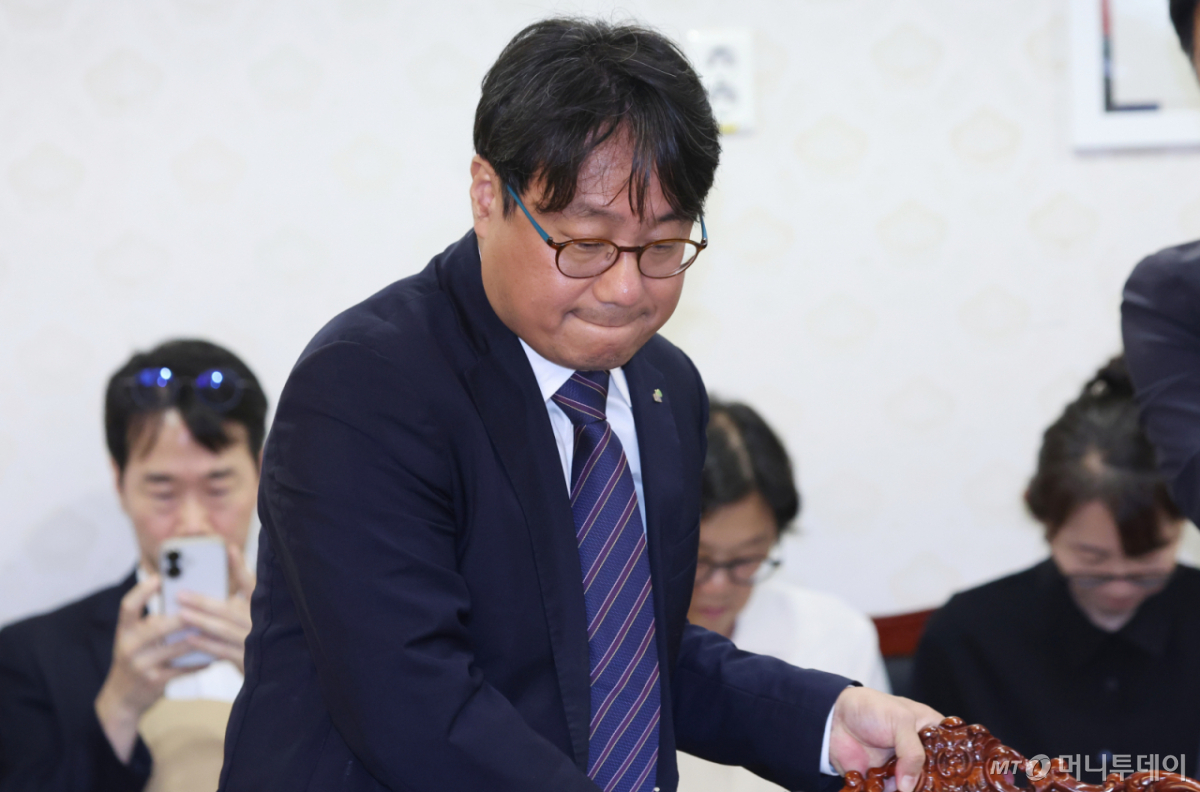 (서울=뉴스1) 김명섭 기자 = 이성훈 한국토지주택공사 사장이 3일 오후 서울 종로구 세종대로 정부서울청사에서 열린 범부처 주택 신속공급 점검회의에 참석하고 있다. 2026.9.3/뉴스1  Copyright © 뉴스1. All rights reserved. 무단 전재 및 재배포,  AI학습 이용 금지. /사진=(서울=뉴스1) 김명섭 기자