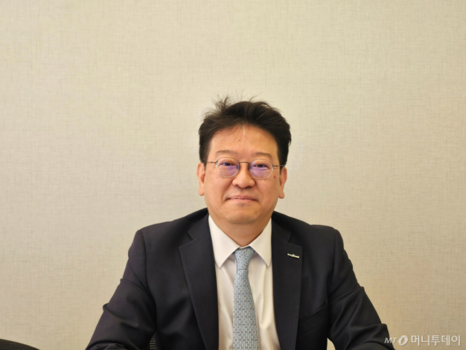 우연광 한국투자증권 뉴욕IB법인 KIS US 법인장이 지난 16일(현지시간) 미국 뉴욕 맨해튼 사무실에서 머니투데이와 인터뷰하고 있다. 사진=김나경기자