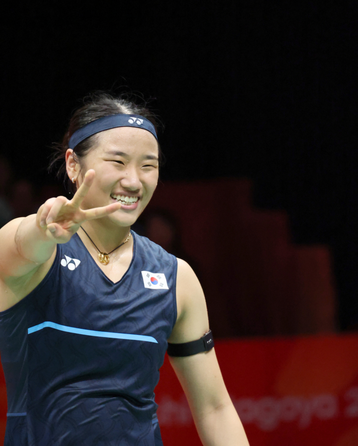 안세영이가 29 일 일본 이치노미야 시립체육관에서 열린 2026 아이치·나고야 아시안게임 배드민턴 여자단식 결승전에서 일본 야마구치 아카네를 2-0으로 셧아웃시키고 금메달을 차지했다. 2026.09.29. /사진=강영조 cameratalks@