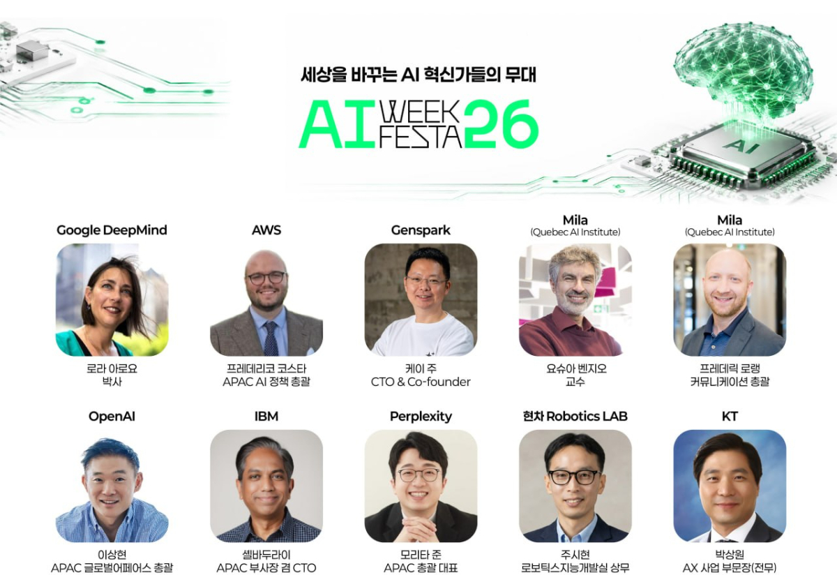 AI WEEK FESTA 2026 주요 참석자. 2026.09.30./사진=과기정통부