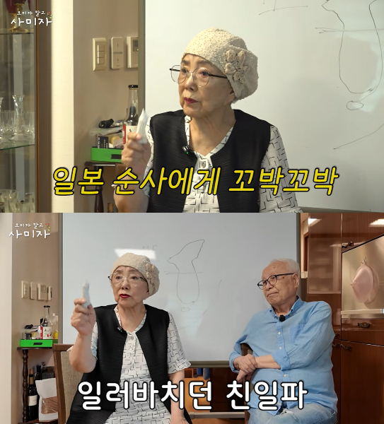배우 사미자(86)가 직접 겪었던 일제 강점기와 6·25 당시를 떠올렸다./ 사진=유튜브 채널 '오미자 말고 사미자'