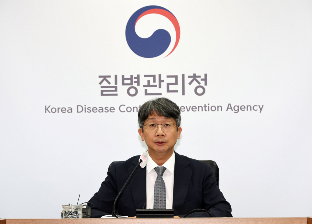 임승관 질병관리청장이 지난달 8일 오후 충북 청주시 질병청에서 열린 제9차 호흡기감염병 관계부처 합동대책반 회의에서 발언하고 있다. /사진=뉴시스