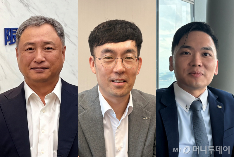 (왼쪽부터)이윤기 NH투자증권 홍콩법인장, 임경준 한국투자증권 홍콩법인장, 앤서니 챈(Anthony Chan) 미래에셋증권 홍콩법인 자산관리(WM) 투자자문총괄 이사(Director) /사진=방윤영 기자