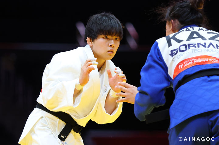 일본 여자 유도 국가대표 마에다 린(왼쪽). /사진=아시안게임 조직위원회 제공