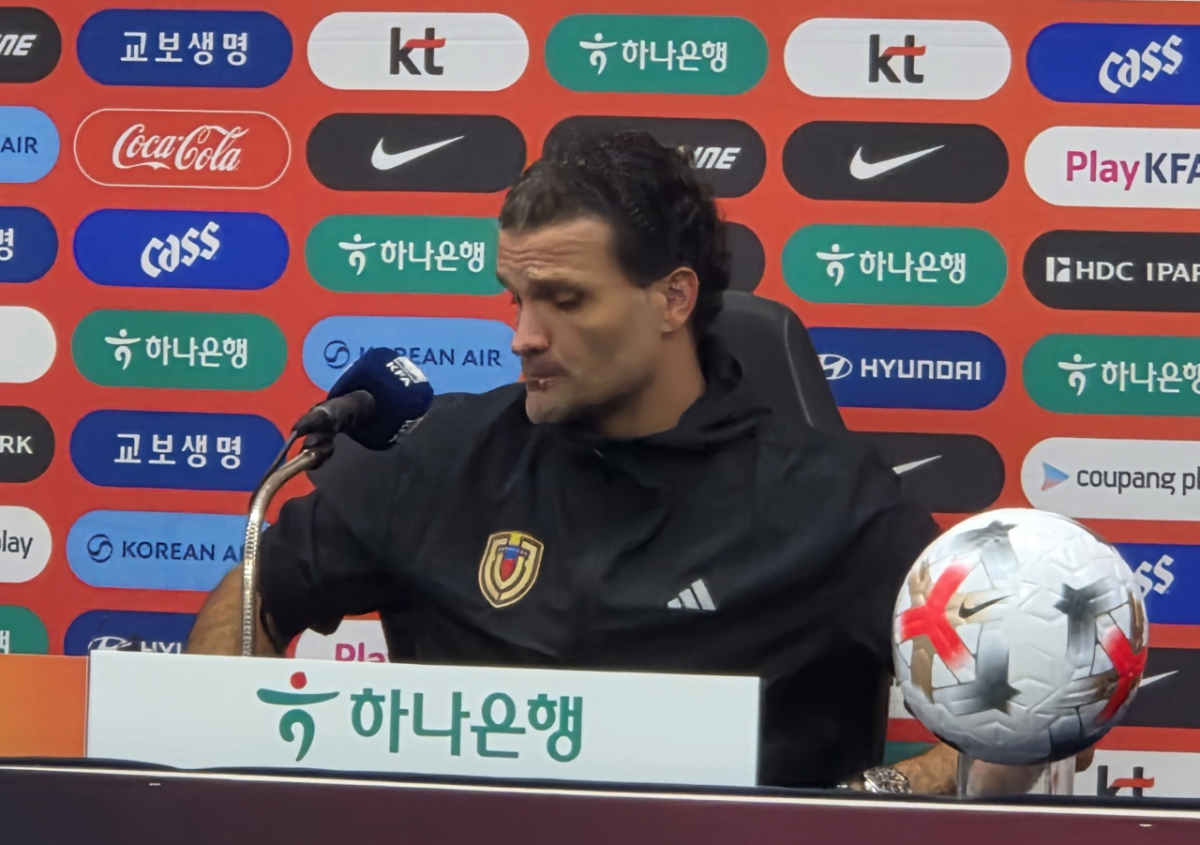 오스발도 비스카론도 베네수엘라 축구대표팀 감독. /사진=박재호 기자
