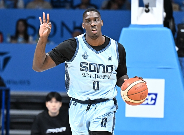 3일 오브라이언트의 모습. /사진=KBL