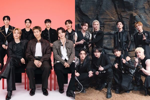 방탄소년단(왼쪽), 스트레이 키즈 / 사진=빅히트 뮤직, JYP엔터테인먼트