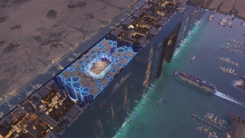 사우디아라비아 네옴 스타디움 조감도/사진=Saudi2034 캡처