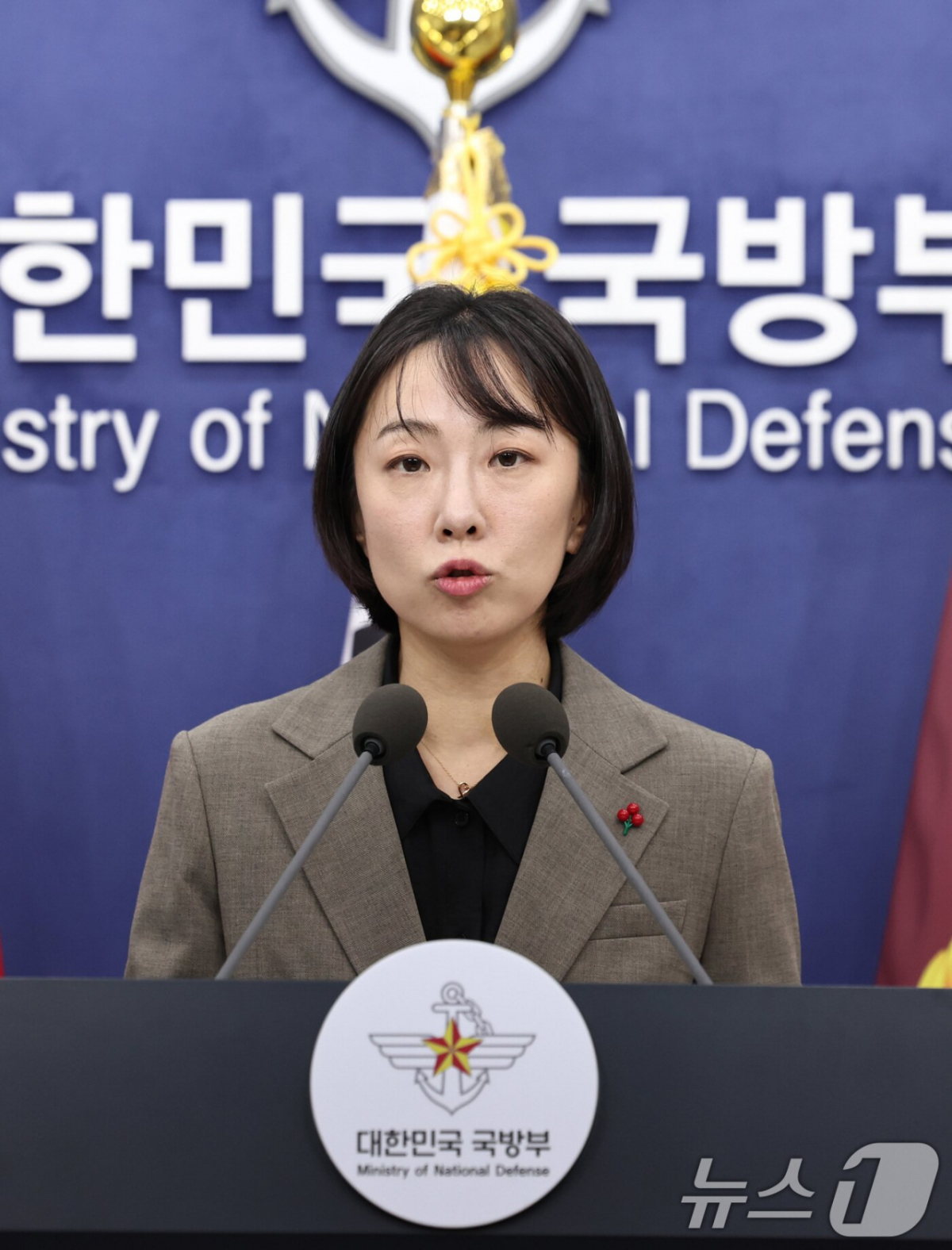 정빛나 국방부 대변인. /사진=뉴스1