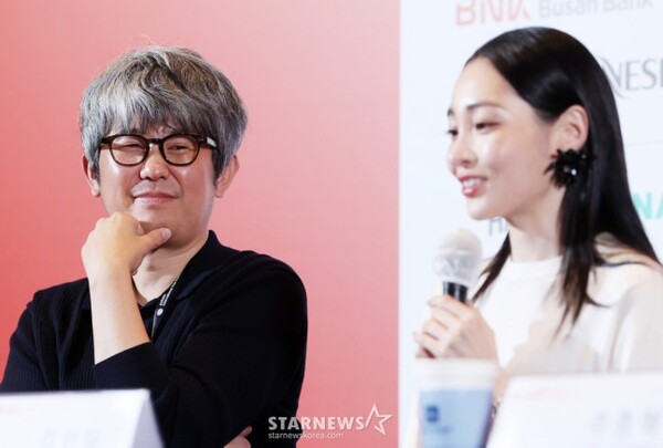 김종관 감독(왼쪽)과 김민하, 사진=스타뉴스DB