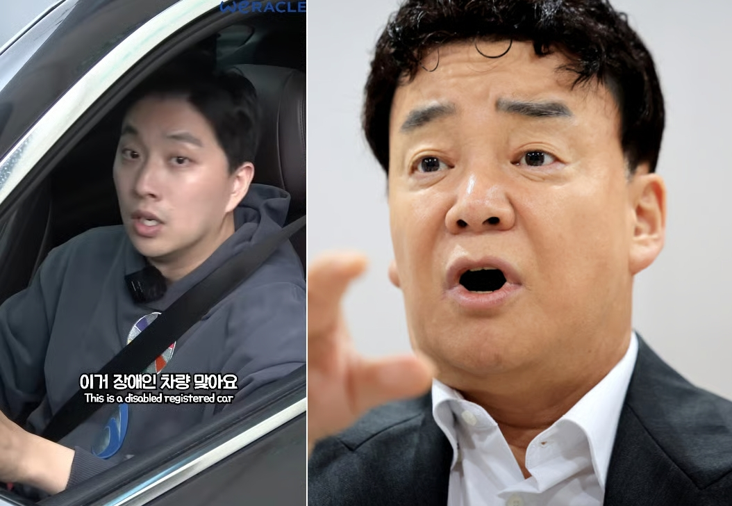 '입만 열면 말실수로 논란을 자초하는 스타' 투표 순위에 박위, 백종원, 전현무가 이름을 올렸다. 사진은 박위, 백종원 /사진=박위 유튜브 캡처, 뉴스1