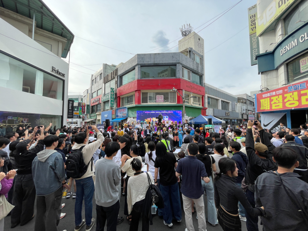 진주로데오거리 상권 행사 장면./사진=소진공.