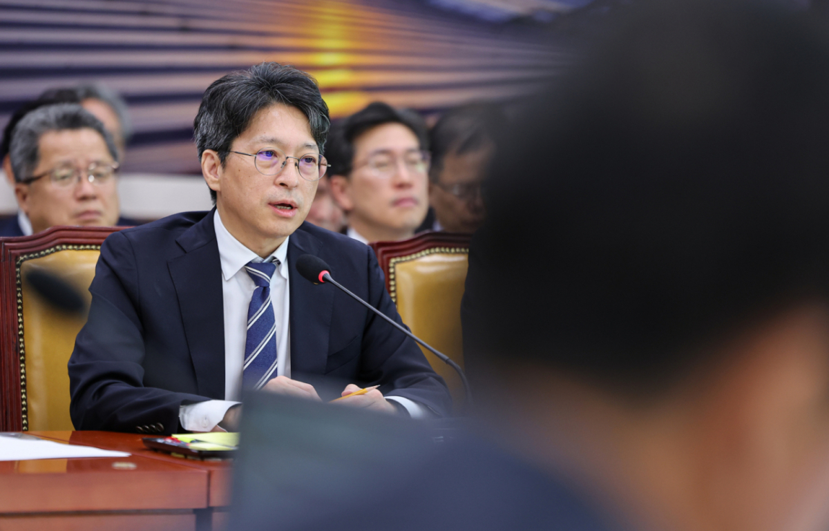 (서울=뉴스1) 김도우 기자 = 홍지선 국토교통부 장관이 7일 서울 여의도 국회에서 열린 국토교통위원회 국정감사에서 의원 질의에 답하고 있다. 2026.10.7/뉴스1 Copyright © 뉴스1. All rights reserved. 무단 전재 및 재배포, AI학습 이용 금지. /사진=(서울=뉴스1) 김도우 기자
