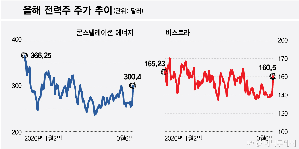 올해 전력주 주가 추이/그래픽=최헌정