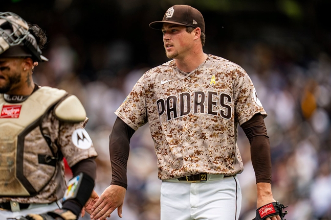 지난 9월 메이슨 밀러의 모습. /사진=샌디에이고 파드리스 공식 SNS