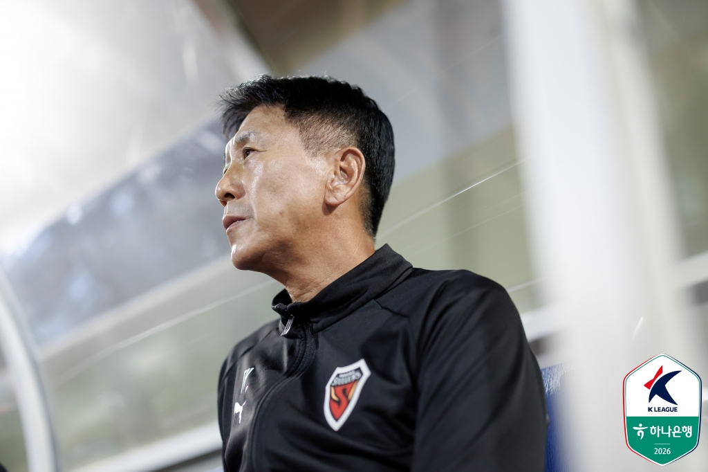 박태하 포항 스틸러스 감독. /사진=한국프로축구연맹 제공