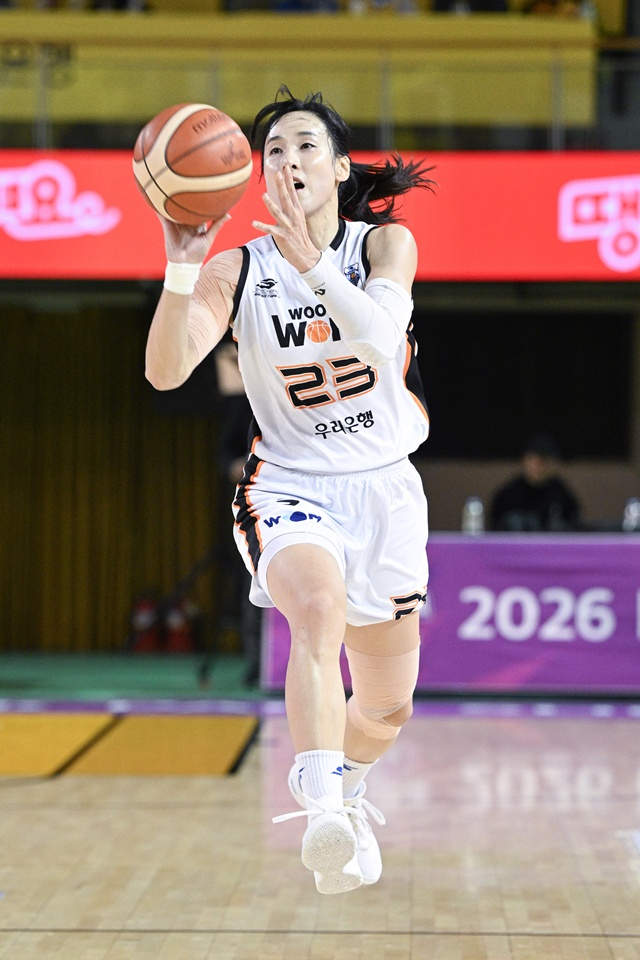경기에 집중하는 김단비. /사진=WKBL 제공