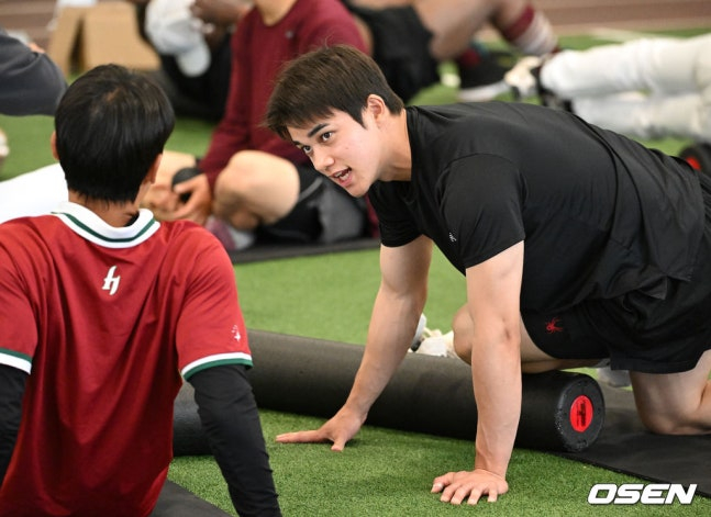 2025시즌을 앞두고 스프링캠프에 나선 김병휘.