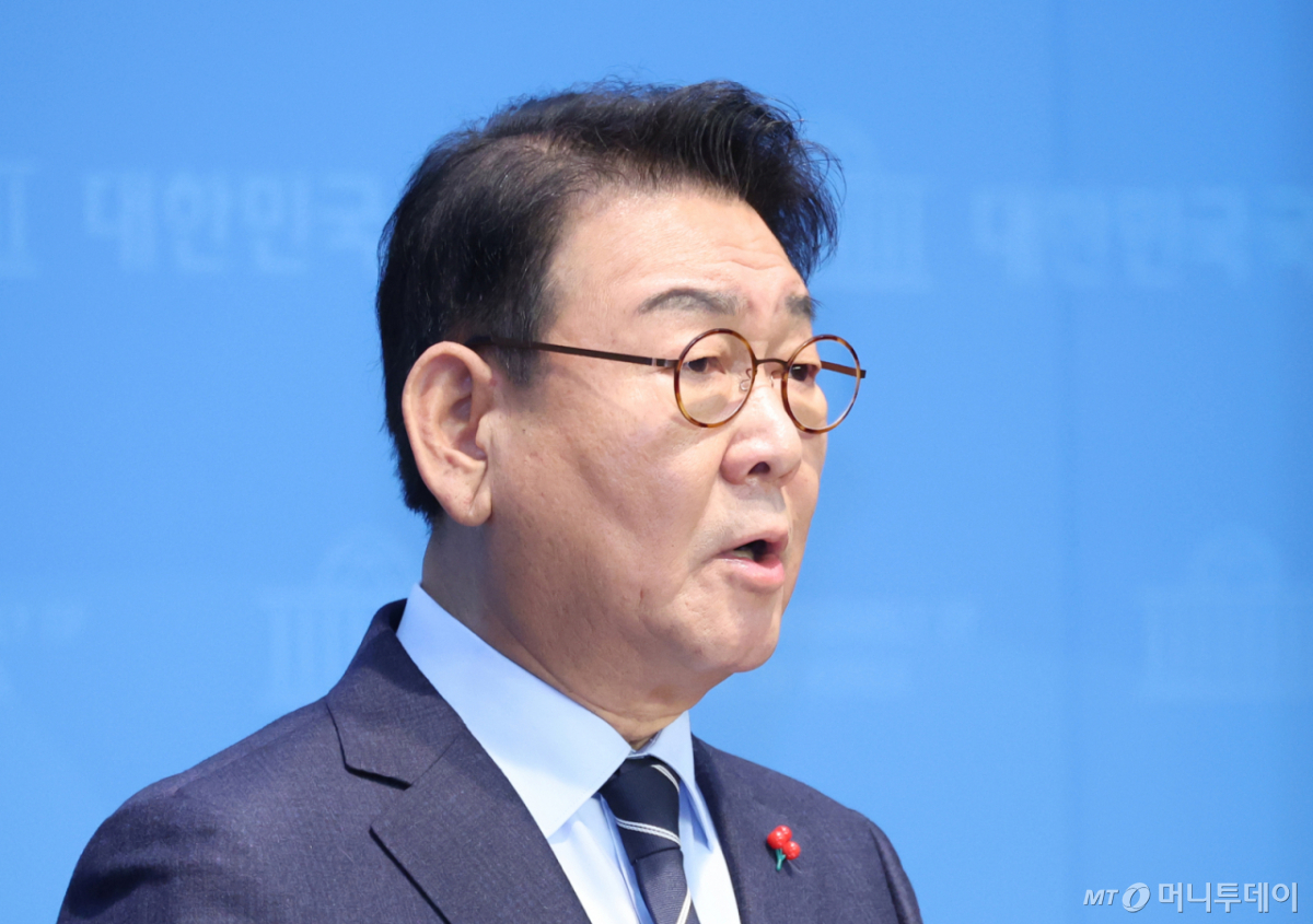김교흥 더불어민주당 의원이 지난 1월 22일 오전 서울 여의도 국회 소통관에서 기자회견을 하고 있다. /사진=뉴시스