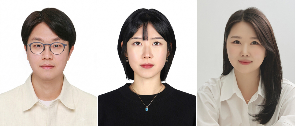 왼쪽부터 오지훈 계명대 교수, 정다솜 연세대 의과대학 연구교수, 클라라 유리 김(Clara Yuri Kim) 미국 펜실베이니아대 페렐만 의과대학 박사./사진제공=계명