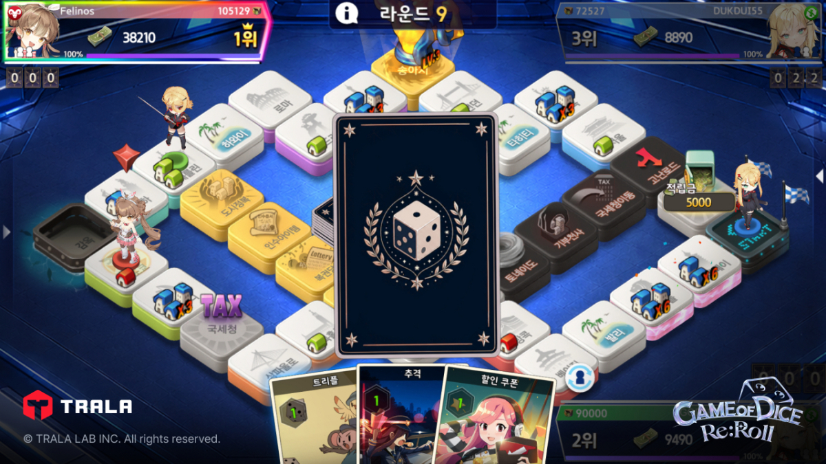 Game image of 'God of Dice: Re:Roll'. /Photo=Trala Lab
