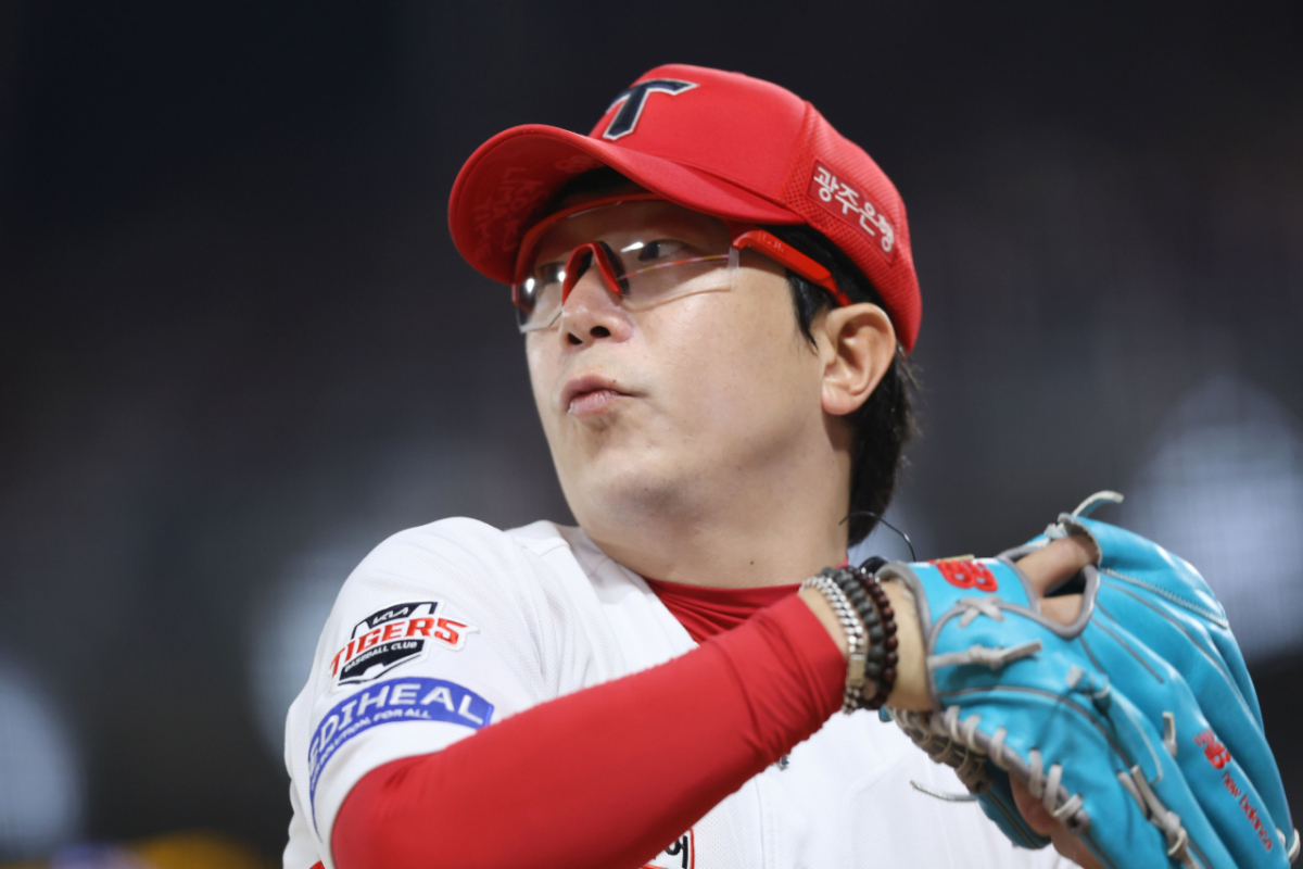 12일 KIA 타이거즈 양현종의 모습. /사진=KIA 타이거즈 제공