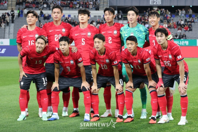 한국 축구대표팀. /사진=김진경 대기자.