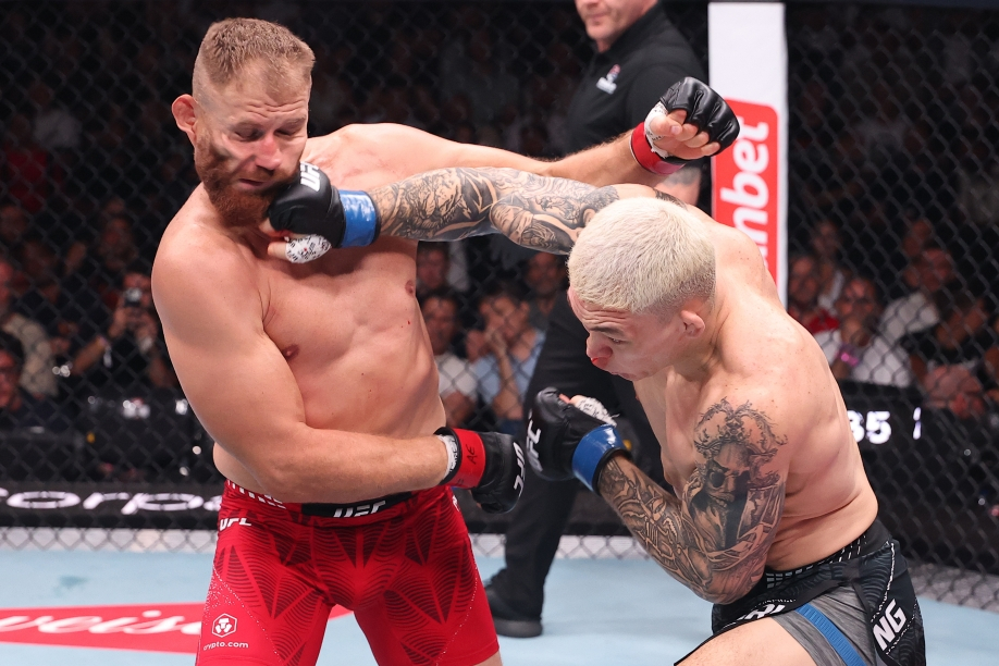 스털링(오른쪽). /사진=UFC 제공