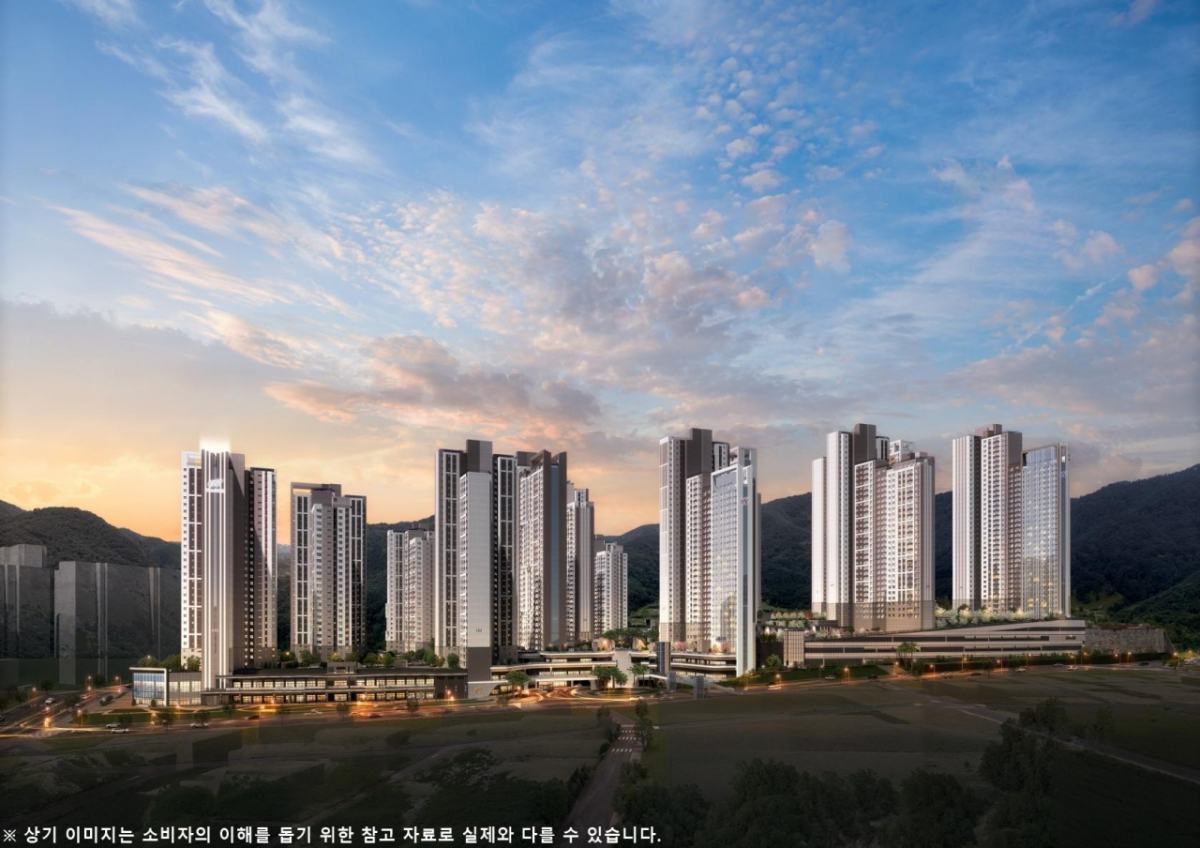 힐스테이트 거제시그니처 투시도/사진제공=현대엔지니어링