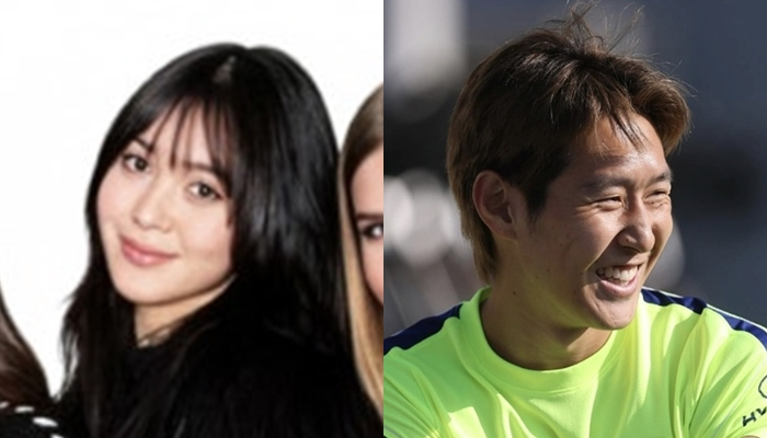 이강인(오른쪽)과 그의 연인 박상효 씨. /사진=안젤리나 자바르니 SNS, 아틀레티코 마드리드 공식 SNS 갈무리