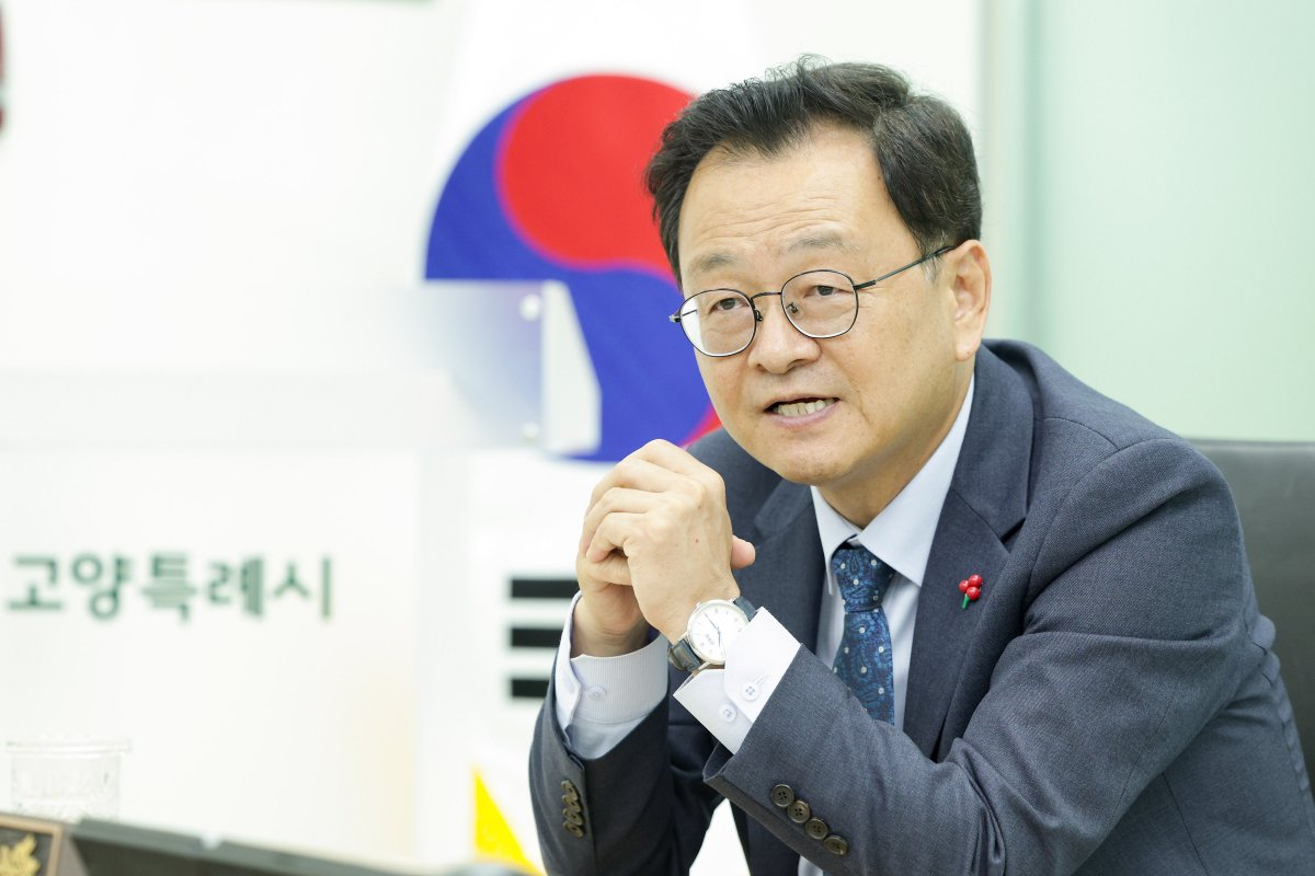 민경선 고양시장. /사진제공=고양시