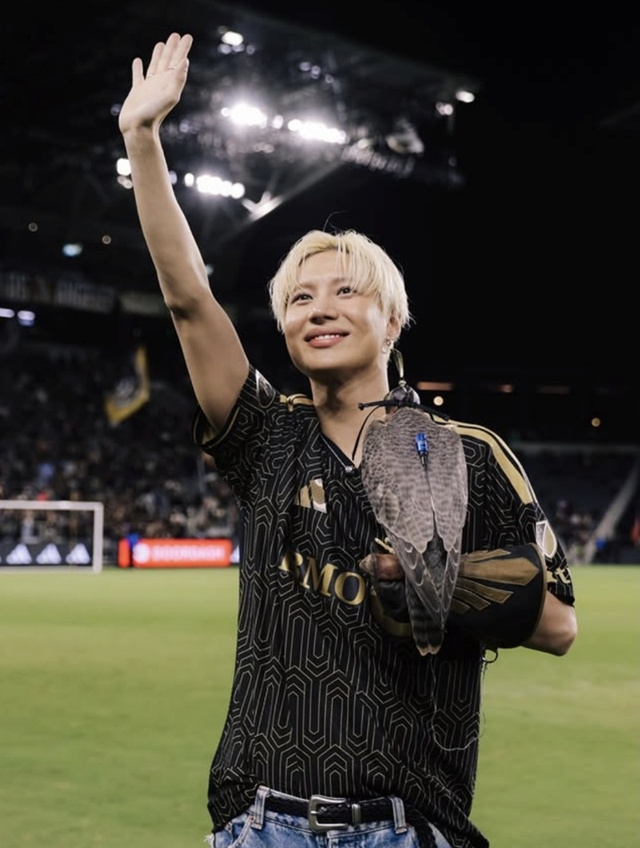샤이니 태민. /사진=LAFC SNS