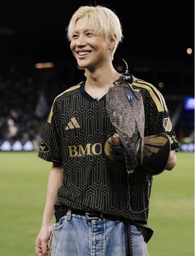 샤이니 태민. /사진=LAFC SNS