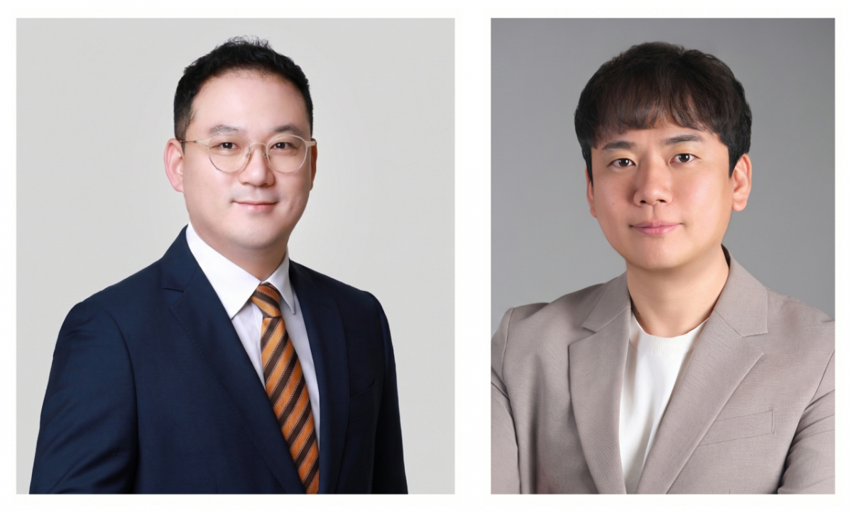 하이브랩의 손정현 상무(CFO)와 김현우 이사(CHO) /사진=하이브랩 제공