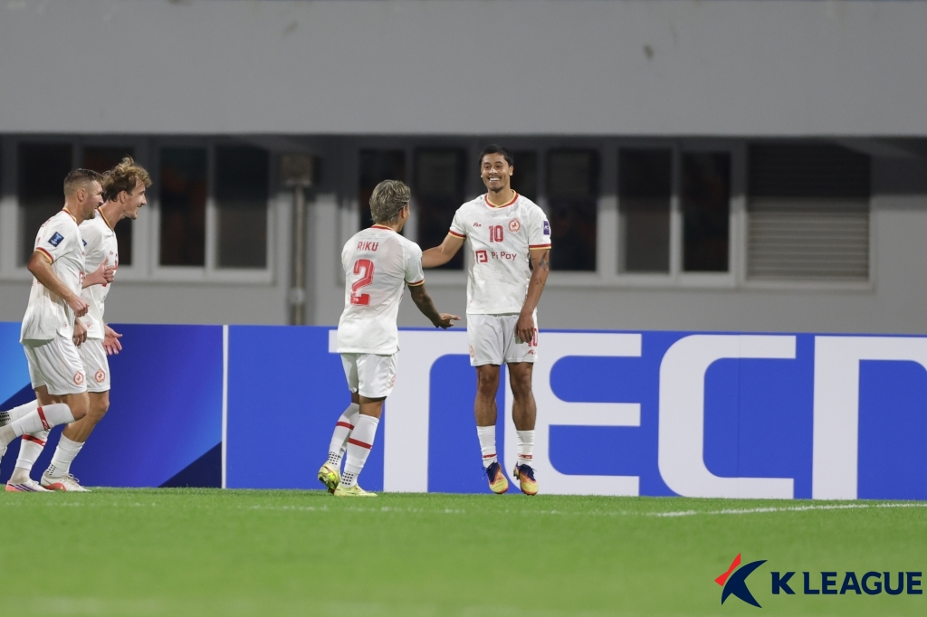 강원FC를 상대로 득점한 프놈펜. /사진=한국프로축구연맹 제공
