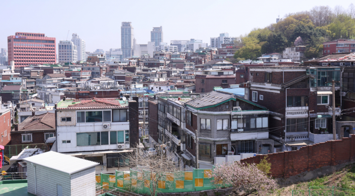 서울 마포구 공공재개발 추진 중인 아현1구역. /사진=뉴스1
