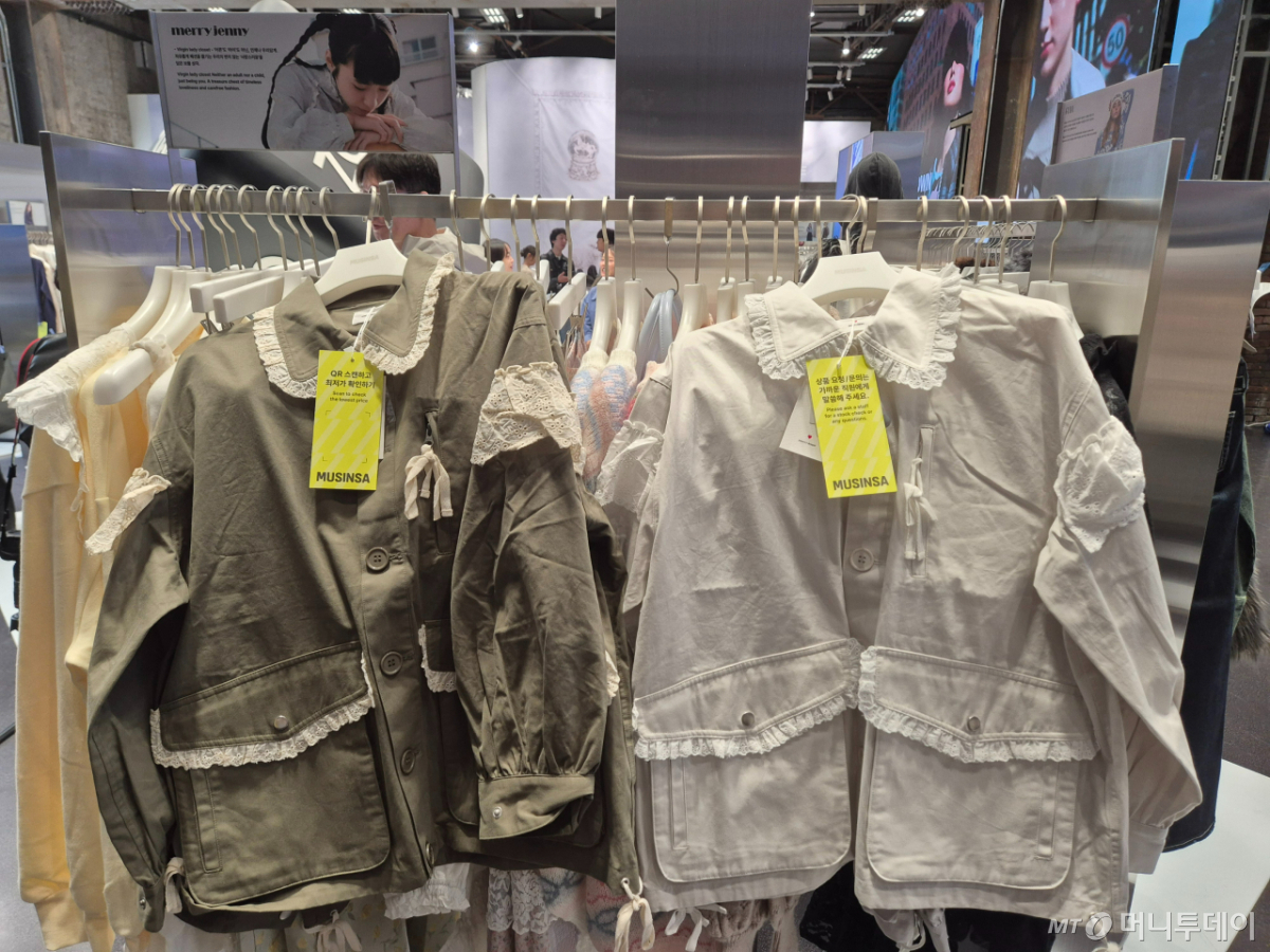 The popup 'ZOZOTOWN in Musinsa' held on the 16th at the Musinsa store in Seongsu-dong, Seongdong-gu, Seoul. /Photo=Reporter Yoo Ye-rim