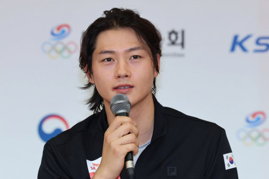 펜싱 국가대표 오상욱이 여자친구 유무를 묻는 질문에 답변을 회피했다./사진=뉴시스