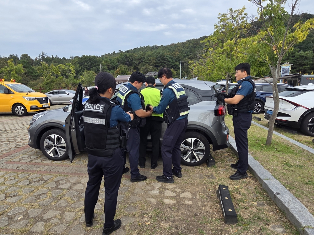 광역 FTX 검거 훈련 장면./사진제공=전남경찰청