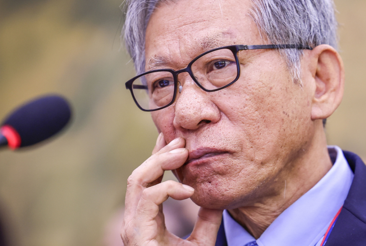 유홍준 국립중앙박물관장이 19일 서울 여의도 국회에서 열린 문화체육관광위원회의 문화체육관광부 산하 공공기관 및 유관기관 국정감사에서 질문을 듣고 있다. /사진 = 뉴시스 