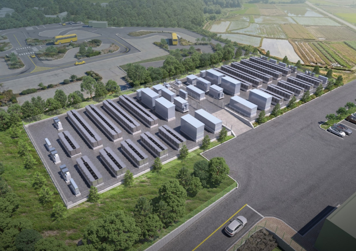 A rendering of Paju Eco Park Units 1 and 2 / Courtesy of SK eternix