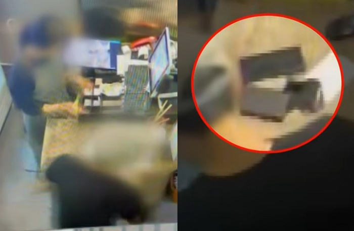 고깃집에서 직원 휴대전화를 가져간 손님이 사과는커녕 휴대전화를 직접 찾으러 오라고 했다는 사연이 전해졌다. /사진=JTBC '사건반장'