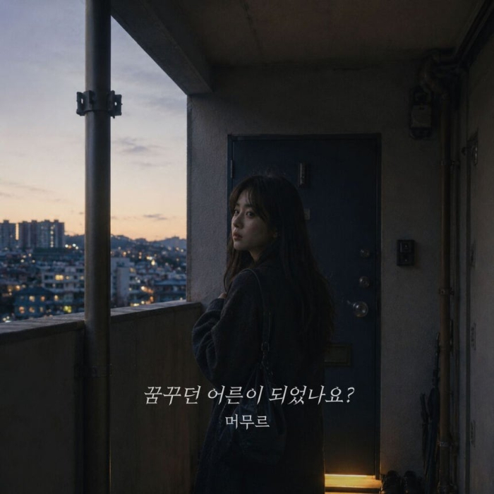 머무르 ‘꿈꾸던 어른이 되었나요?’ 음원 커버. /사진=유튜브 갈무리