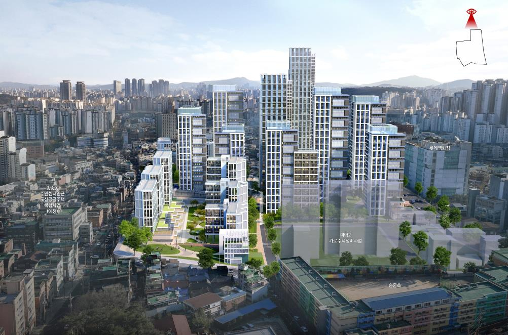 서울 강북구 미아동 75번지 일대 재개발 조감도/사진제공=서울시