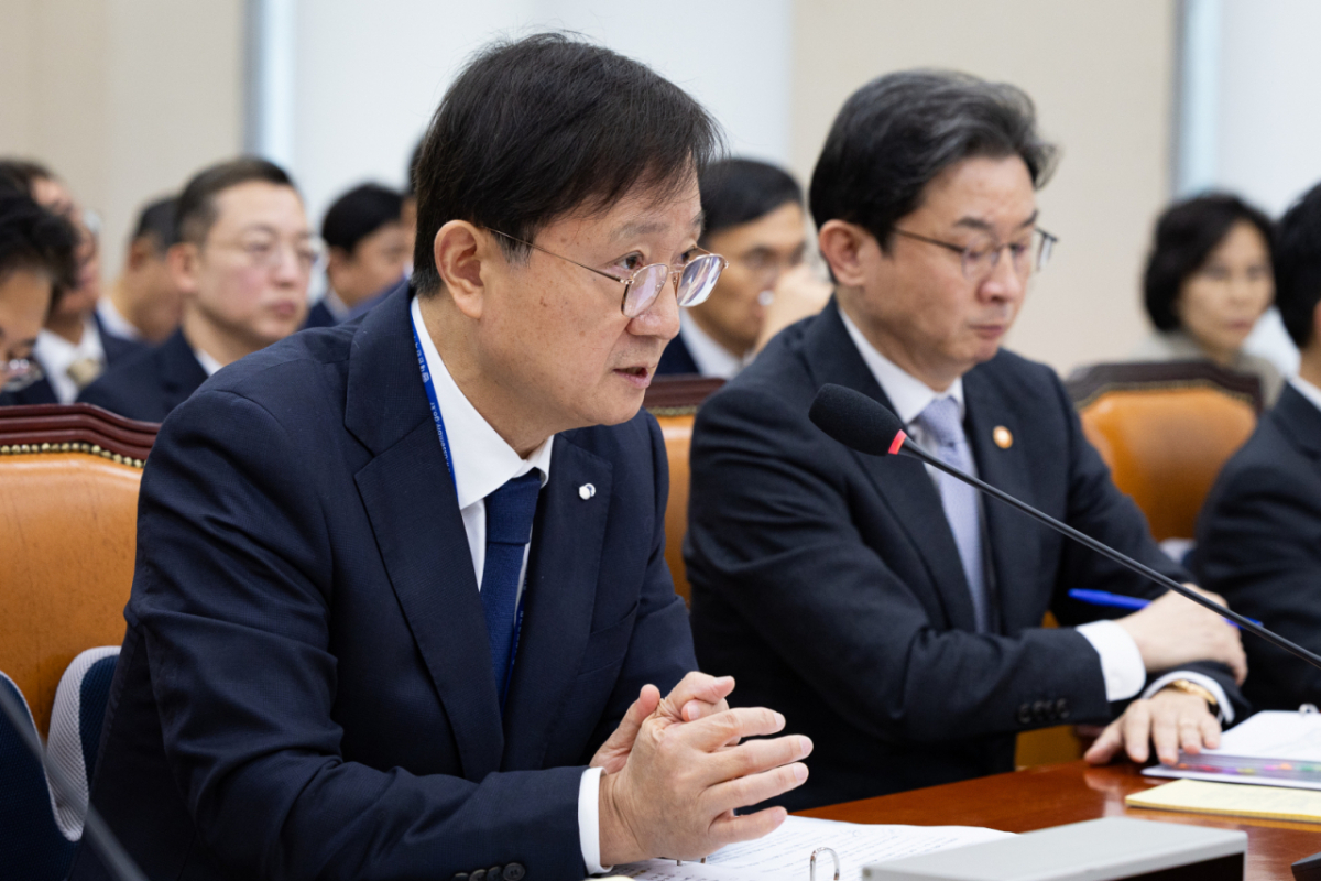 이찬진 금융감독원장이 22일 서울 여의도 국회에서 열린 정무위원회의 금융위원회, 금융감독원 등에 대한 국정감사 종합감사에 출석해 의원 질의에 답하고 있다. 2026.10.22/뉴스1
