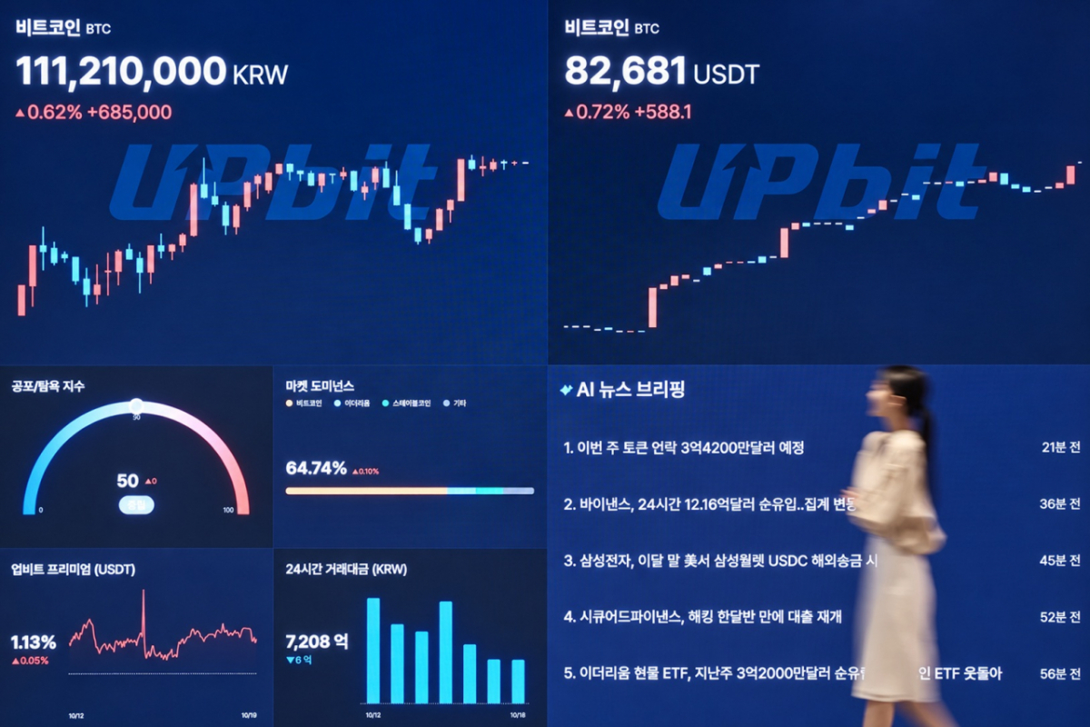 업비트 운영사 두나무가 서울 강남구 미림타워에 개장한 고객상담·체험공간 '업비트 라운지'./사진제공=두나무