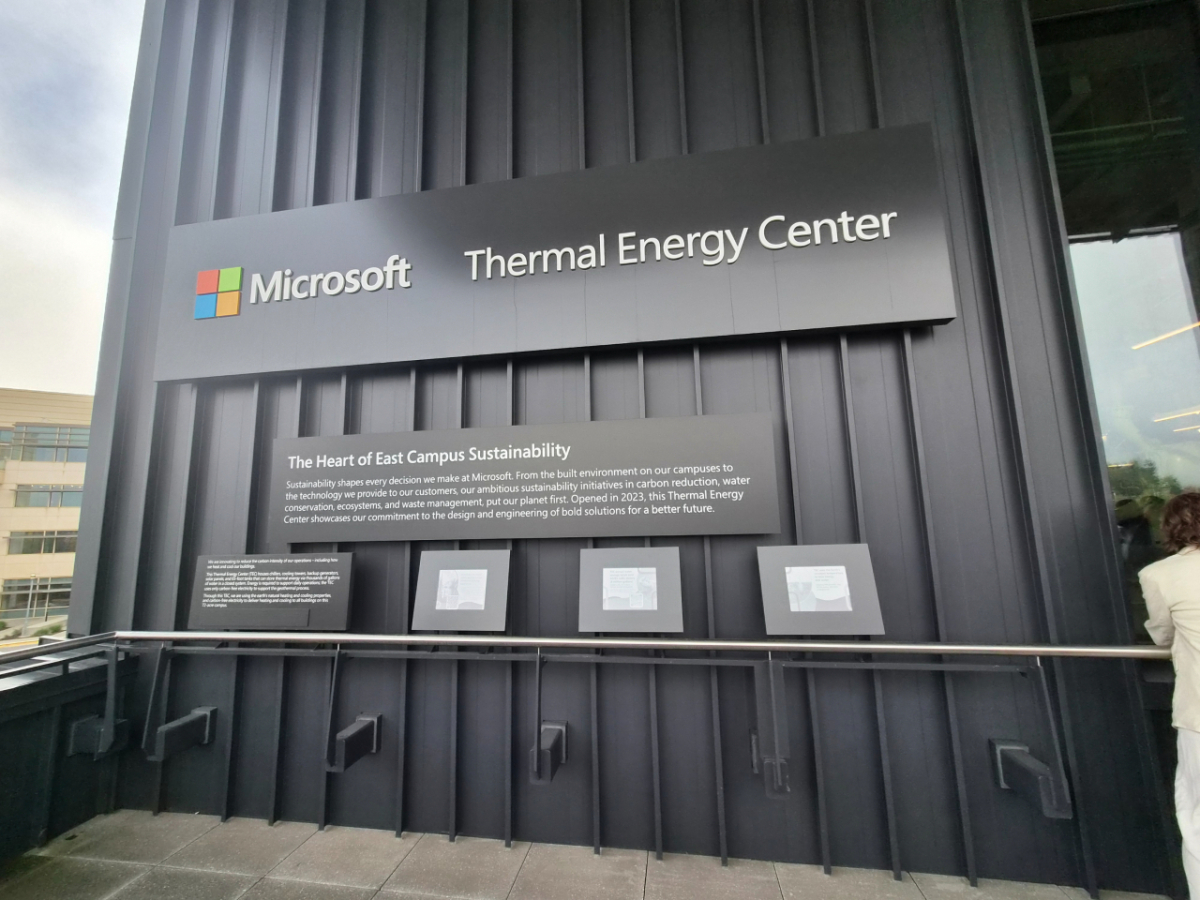 미국 워싱턴주 마이크로소프트 본사 캠퍼스에 위치한 열에너지센터(Thermal Energy Center)/사진 = 권다희 기자