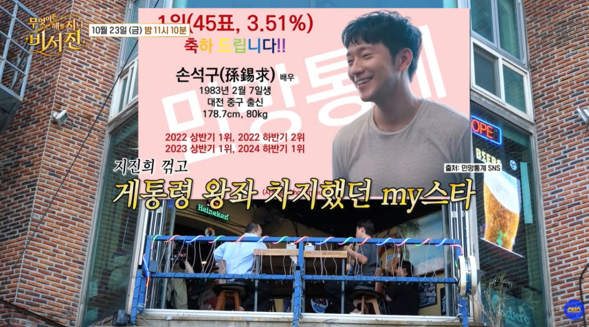 손석구가 과거 독립영화에서 동성과 베드신 촬영 비화를 공개했다. /사진=SBS '무엇이든 해줄지니-비서진' 방송화면 캡처